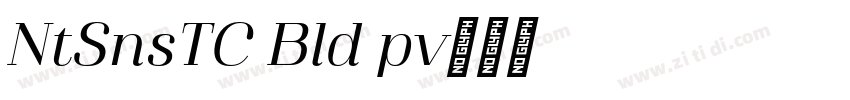 NotoSansTC Bold 83pv字体转换